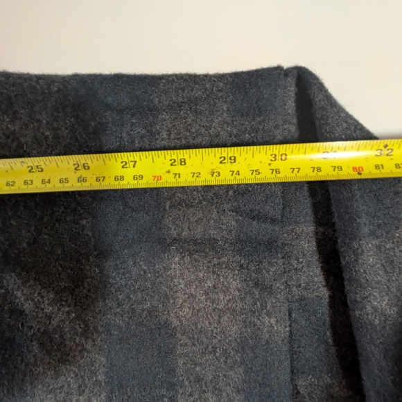 Swanndri Mosgiel Mens Wool Zip Front Bush Shirt/Coat Grey Blue - Picture 9 of 16